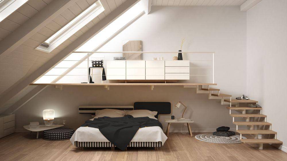 Inspirasi Kamar Tidur Bergaya Mezzanine (treehouse.co)