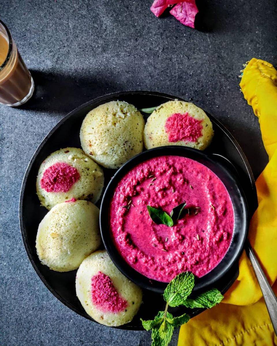 beetroot chutney (instagram.com/curlycious_mommy_cook)