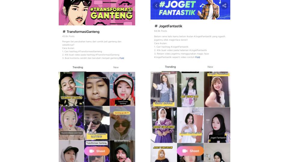 Ilustrasi challenge yang ada di platform video (dok. SnackVideo)