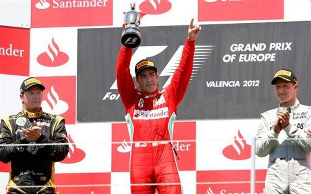 Fernando Alonso pada GP Eropa 2012 (masslive.com)