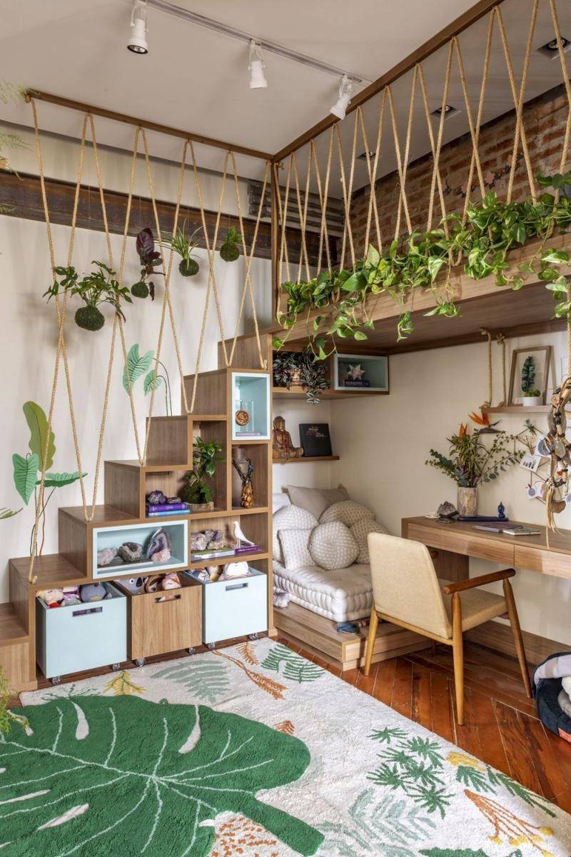 Inspirasi Kamar Tidur Bergaya Mezzanine (twitter.com/cozyyplaces)