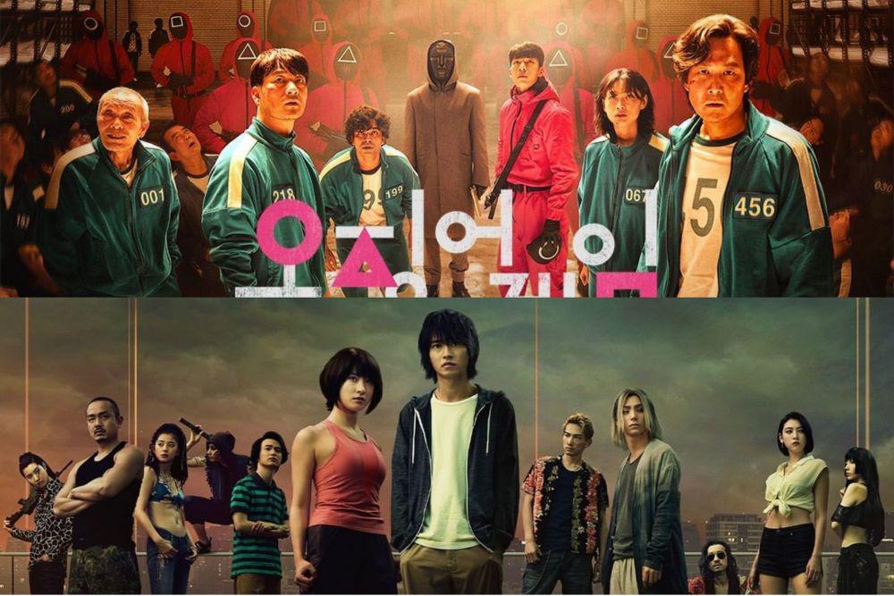 10 Adu Karakter di Drama Squid Game vs Alice in Borderland