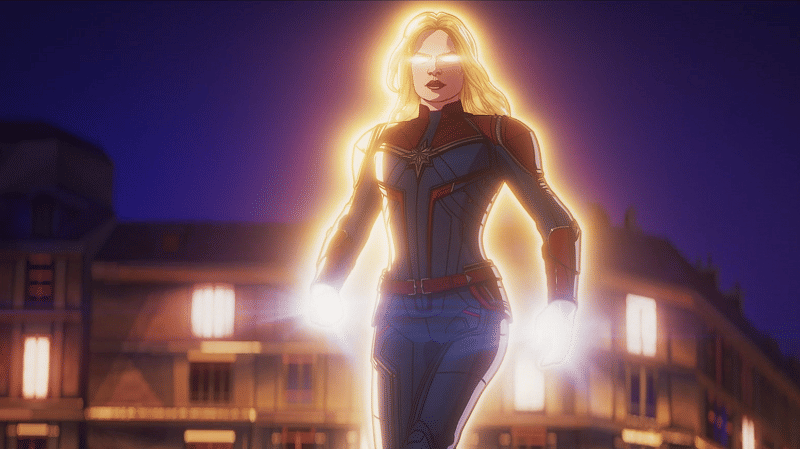 Captain Marvel datang di What If? episode 7. Disney+ Hotstar/What If?