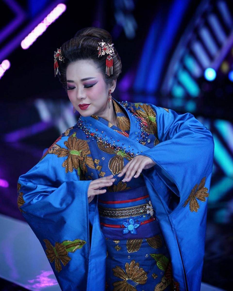 potret Soimah saat menggenakan kimono (instagram.com/showimah)