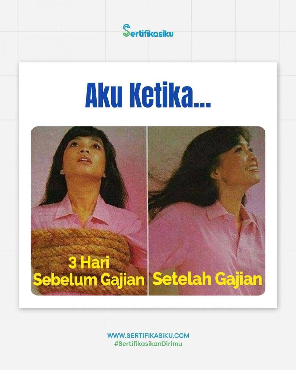 meme gajian (instagram.com/sertifikasiku)