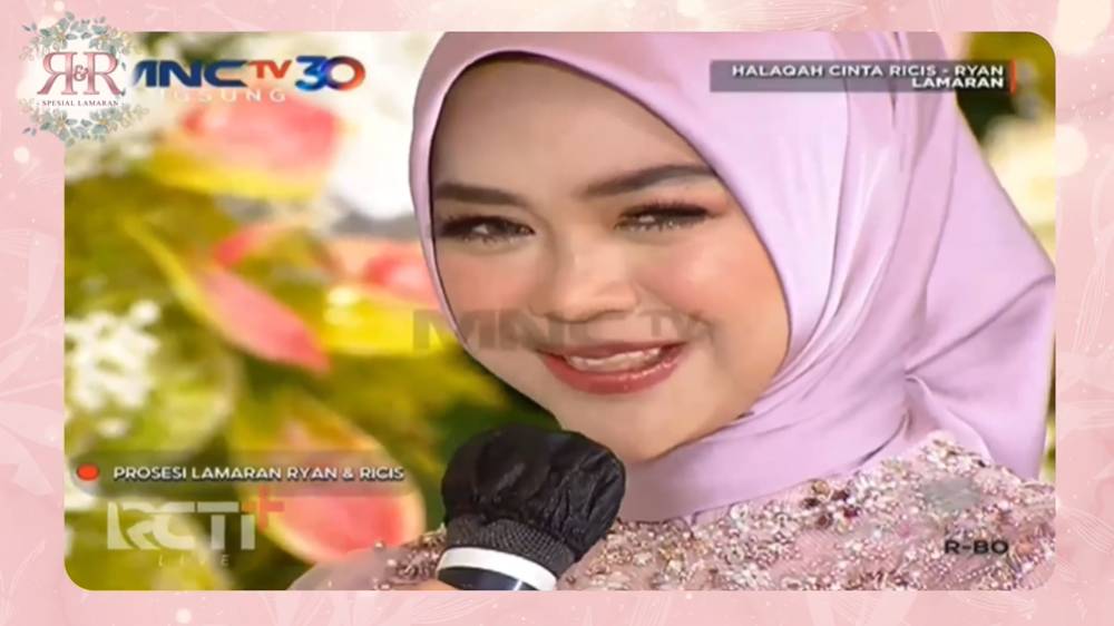 Ria Ricis dan Teuku Ryan Lamaran. (dok. RCTIplus)