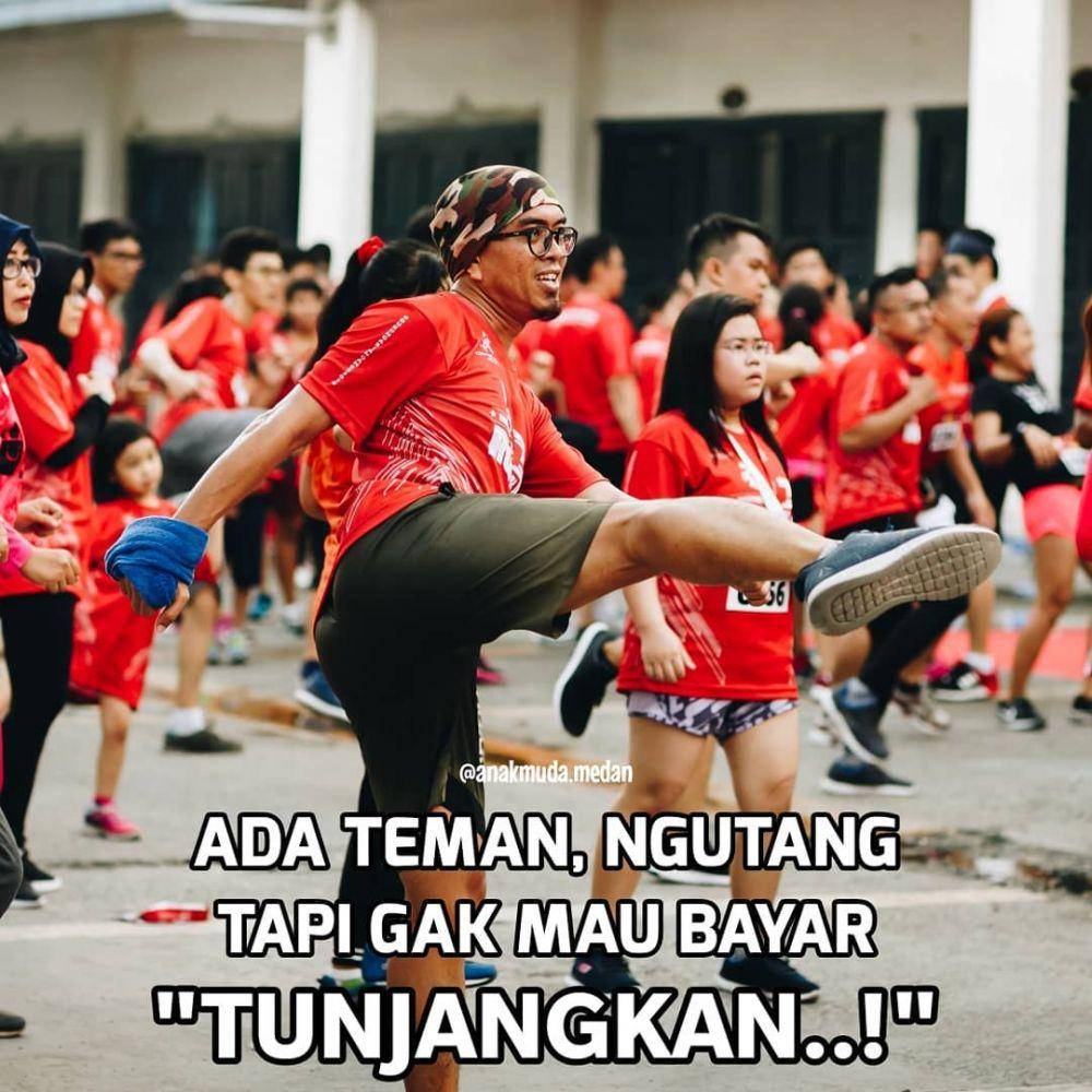 meme utang (instagram.com/anakmuda.medan)