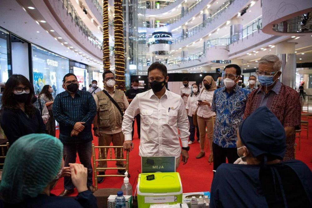 Menteri Kesehatan, Budi Gunadi Sadikin (ANTARA FOTO/Sigid Kurniawan)