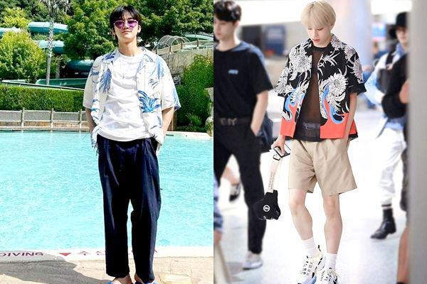 13 Inspirasi Outfit Hawaiian Shirt ala Member NCT, Kekinian Parah!
