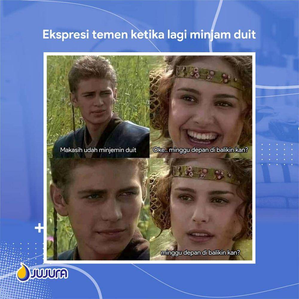 meme utang (instagram.com/jujura.id)
