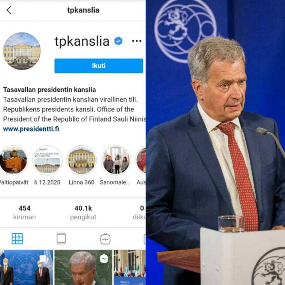 Sauli Niinistö (instagram.com/tpkanslia)