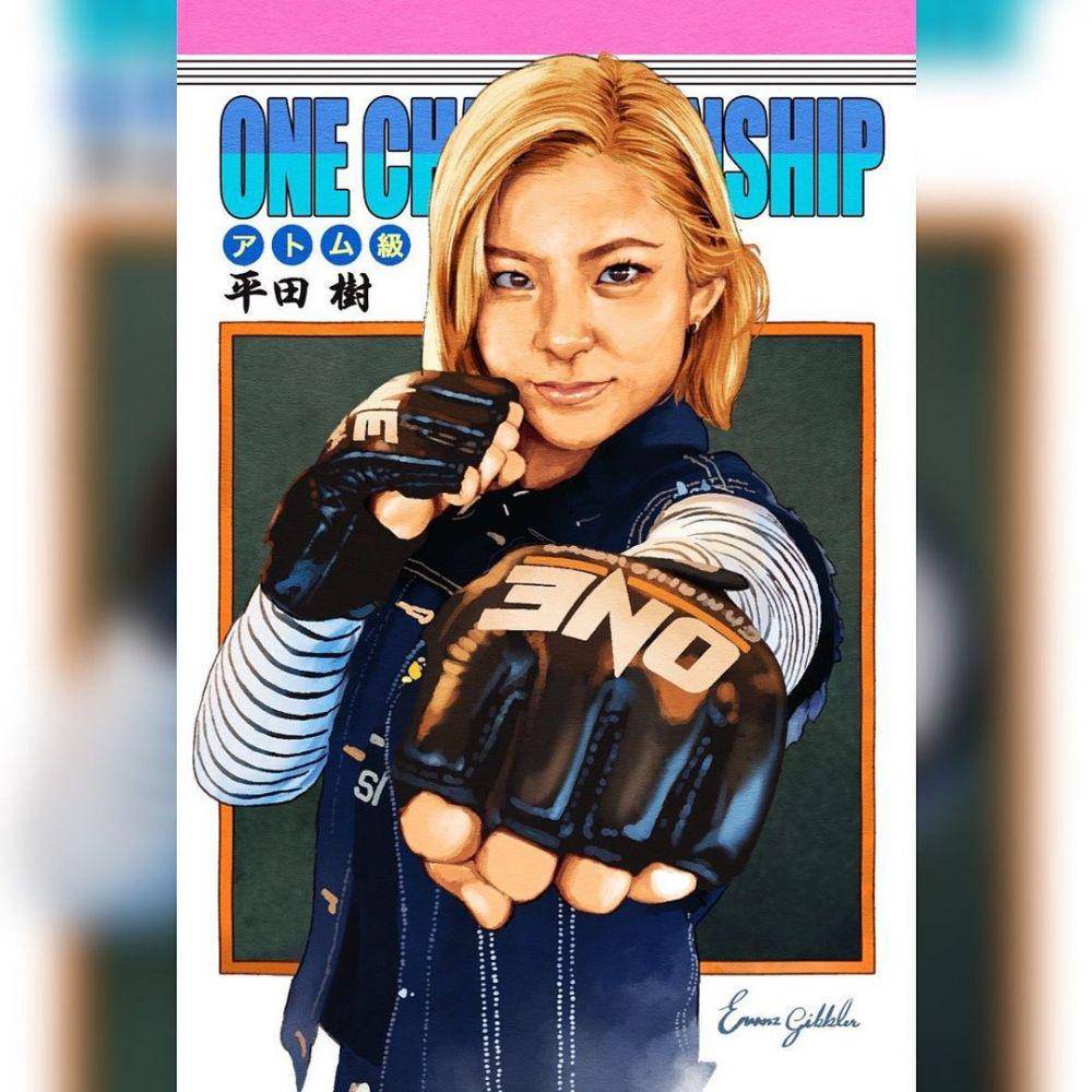 Itsuki "Android 18" Hirata menjadi sampul komik. (Dok. Instagram Itsuki Hirata)