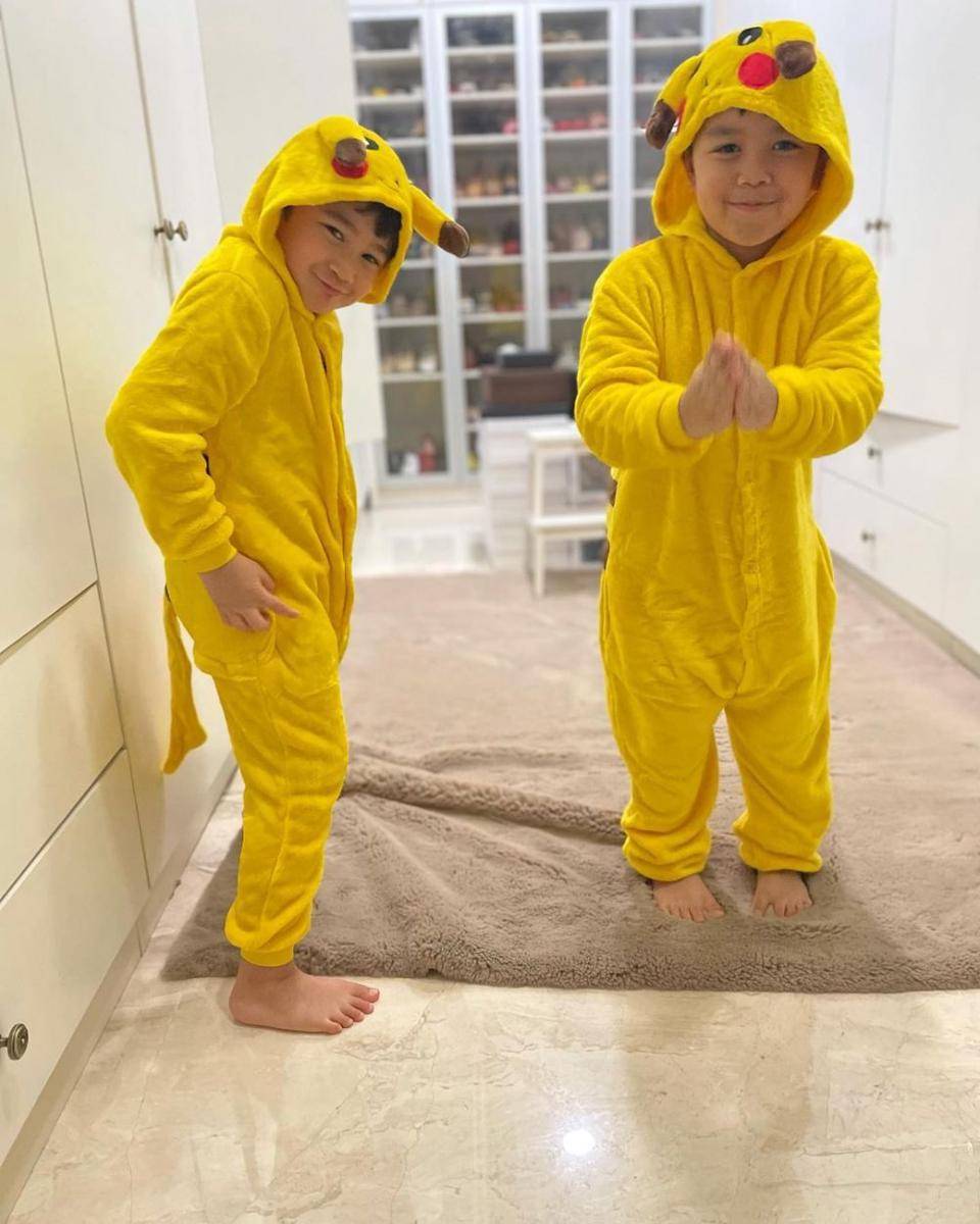 potret Rafathar dan Areeq (instagram.com/shela_lala96)