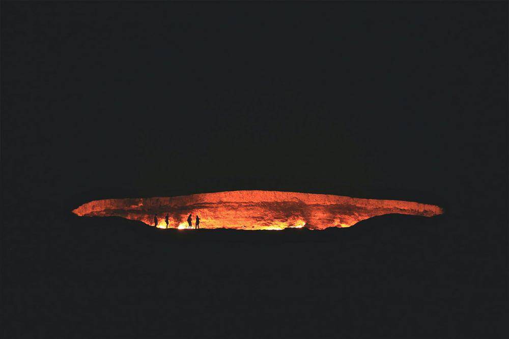 ilustrasi Kawah Gas Darvaza (unsplash.com/Ybrayym Esenov)