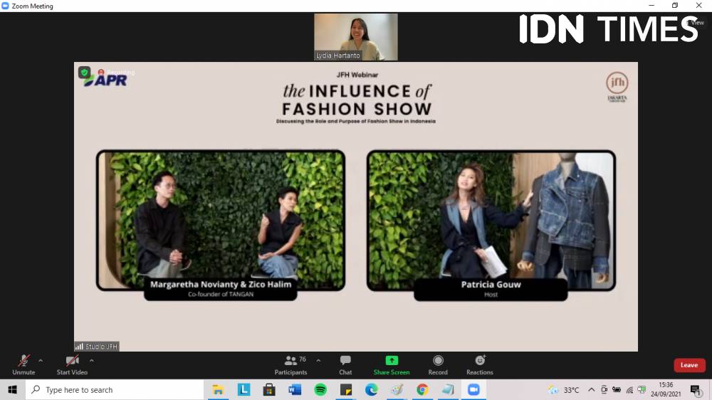 Liputan ”The Influence of Fashion Show”, Jumat (24/9/2021). IDN Times/Tyas Hanina