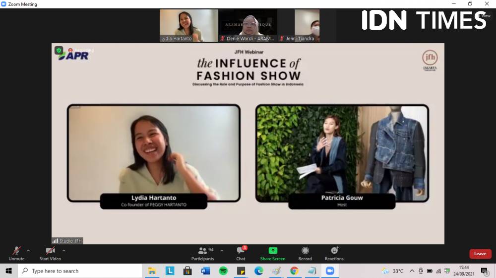 Liputan ”The Influence of Fashion Show”, Jumat (24/9/2021). IDN Times/Tyas Hanina