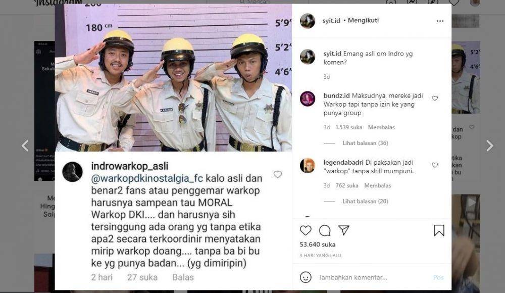 Indro Warkop (berbagai sumber)