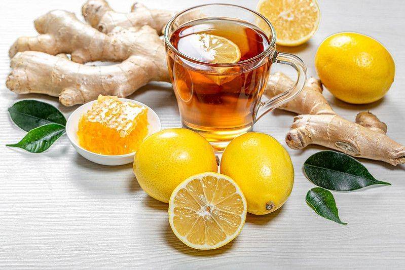 ilustrasi teh lemon jahe madu (flickr.com/Marco Verch Professional Photographer)