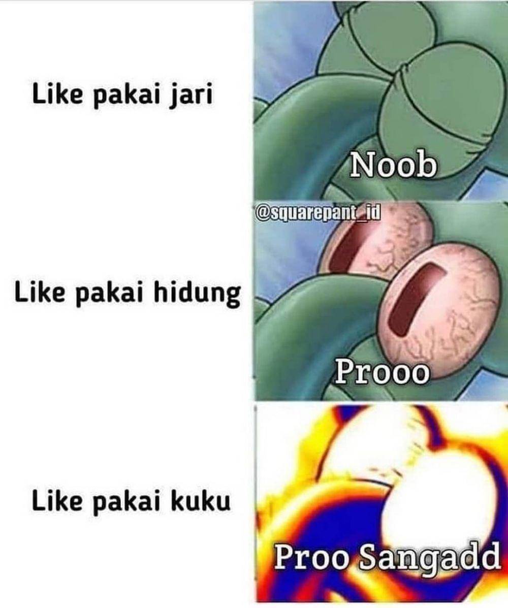 meme terkejut (instagram.com/squarepant_id)