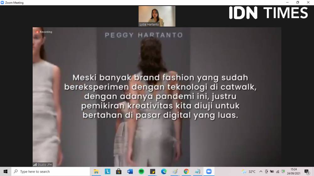 Liputan ”The Influence of Fashion Show”, Jumat (24/9/2021). IDN Times/Tyas Hanina