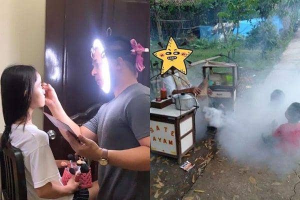 10 Potret Lucu Bapak-bapak Kerja Kelewat Semangat, Totalitas Abis