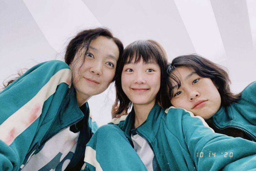 potret ceria pemain Squid Game (instagram.com/leeyoum262)