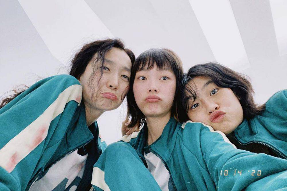 potret ceria pemain Squid Game (instagram.com/leeyoum262)