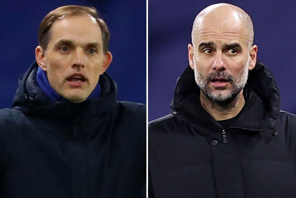 potret Thomas Tuchel dan Pep Guardiola (thesun.co.uk)