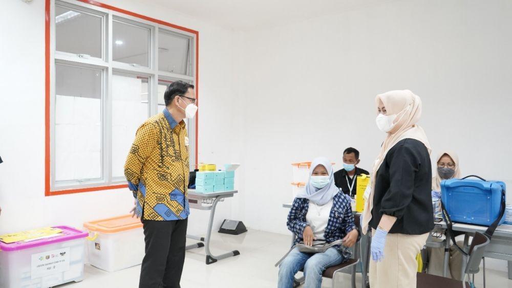 Institut Teknologi Sumatera (ITERA) menggelar program vaksinasi COVID-19 bagi mahasiswa 24-25 September 2021. (IDN Times/Istimewa).