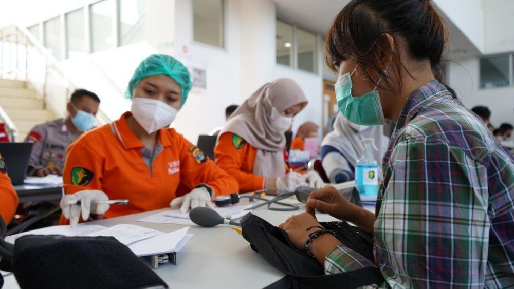 Institut Teknologi Sumatera (ITERA) menggelar program vaksinasi COVID-19 bagi mahasiswa 24-25 September 2021. (IDN Times/Istimewa).