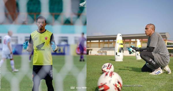 Kiper PSM Makassar, Syaiful Syamsuddin - Kiper Barito Putera, Adhitya Harlan (Instagram.com/psm_makassar - Instagram.com/psbaritoputeraofficial)