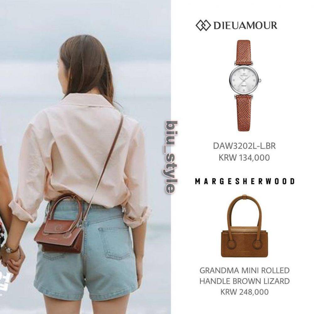 harga fashion item Krystal di drama Police University (instagram.com/biu_style)
