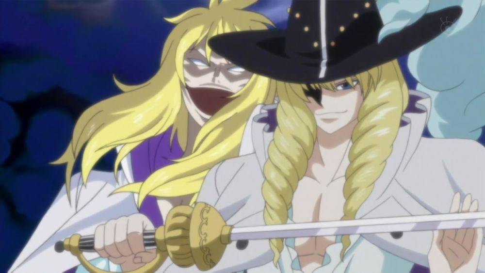 ilustrasi karakter Hakuba dan Cavendish (dok. Toei Animation/One Piece)