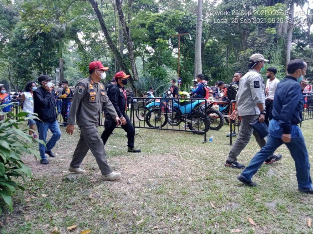 Bikin Kerumunan, Kegiatan Motor Trail di Jatiluhur Dibubarkan