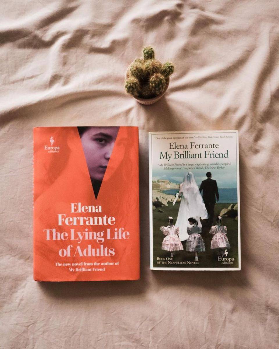 buku karya Elena Ferrante (instagram.com/wildlandpages)