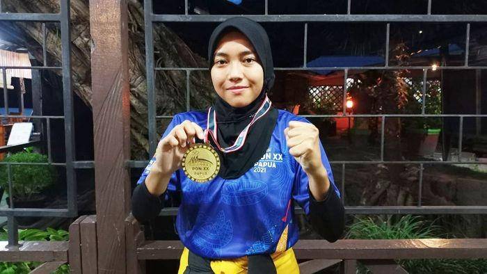 Atlet kickboxing Lampung. (detiklampung.com)