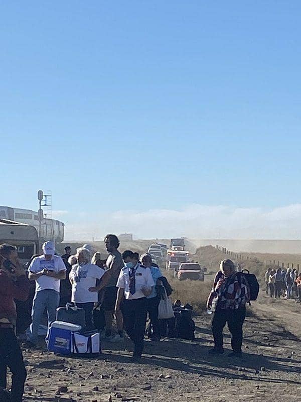 Kecelakaan kereta api di wilayah Montana, Amerika Serikat, tewaskan 3 orang dan melukai 50 orang pada Sabtu, 25 September 2021, waktu setempat. (Twitter.com/jacob_cordeiro)