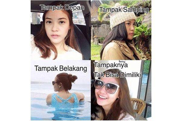 meme difoto dari depan vs belakang (me.me)