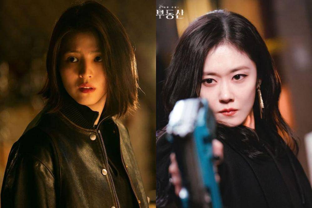 Yoon Ji Woo dan Hong Ji Ah (dok. Netflix/Undercover | dok. KBS/Sell Your Haunted House)