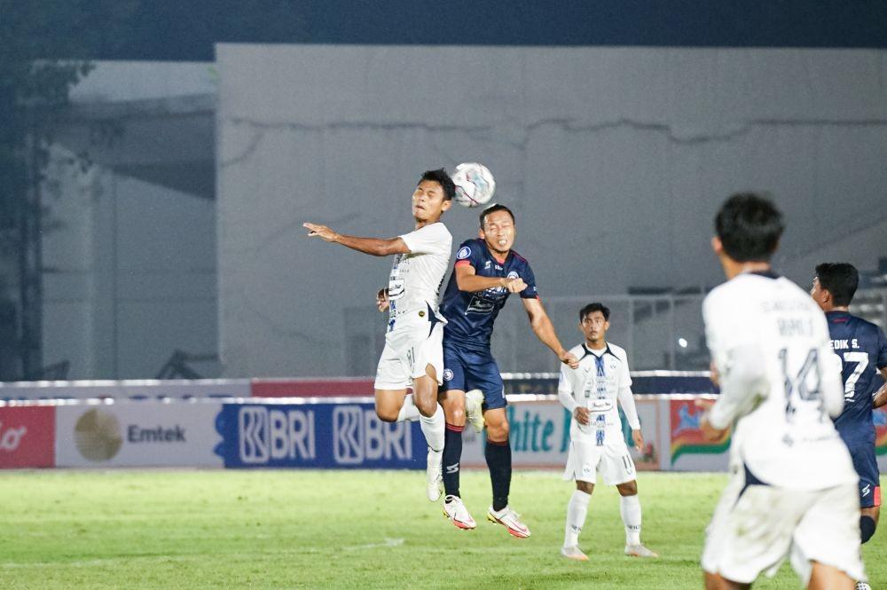 PSIS Semarang melawan Arema FC pada laga Liga 1 2021 di Stadion Madya Senayan, Kompleks Gelora Bung Karno (GBK) Jakarta, Sabtu (25/9/2021) malam. (dok. PSIS Semarang)