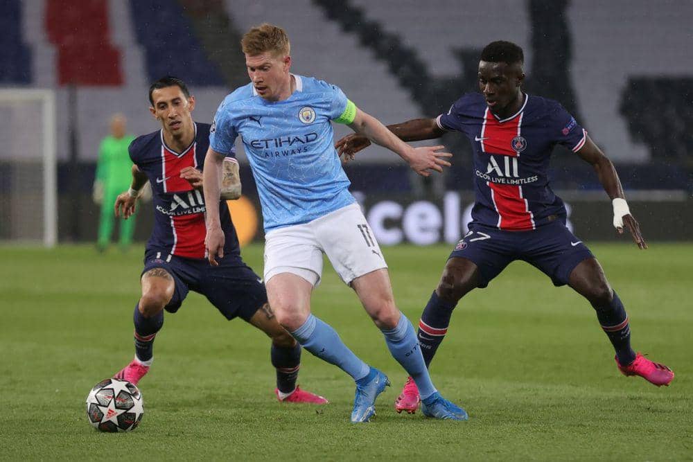 potret laga Manchester City melawan Paris Saint-Germain (crowdwisdom.live)