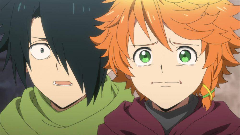 Ray dan Emma (dok. Studio Cloverworks/The Promised Neverland)