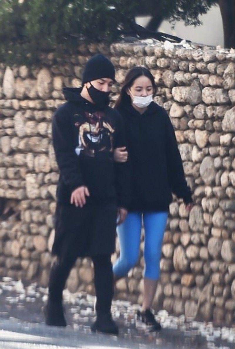 Taeyang dan Min Hyo Rin (dok. Dispatch)