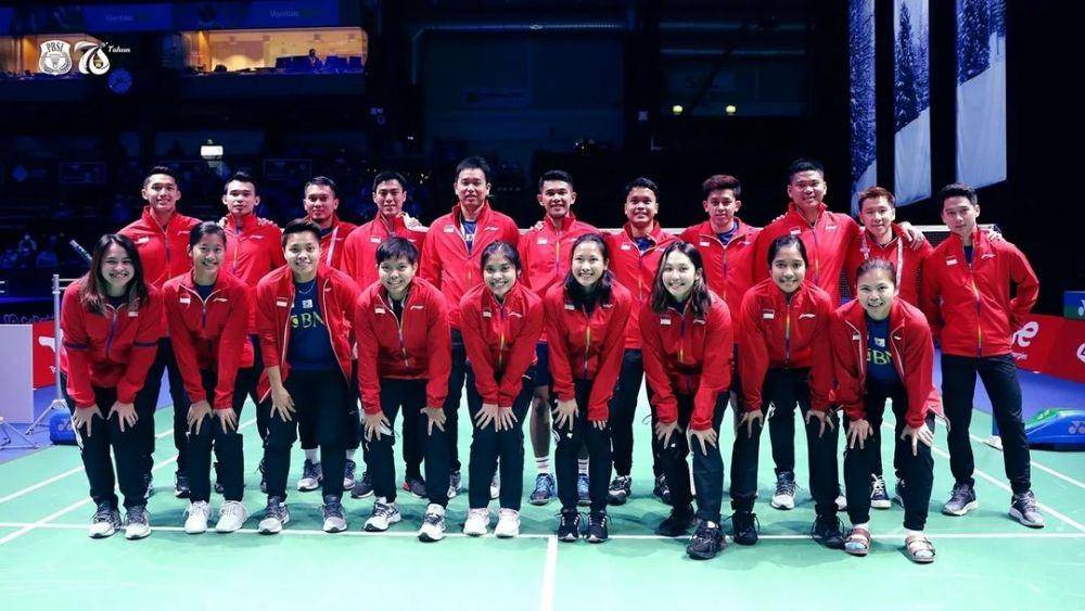 Skuad Indonesia di Piala Sudirman 2021 (Instagram.com/badminton.ina)