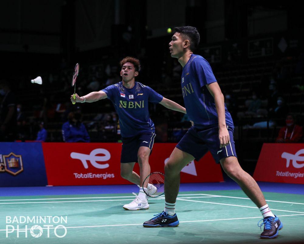 Fajar Alfian/Muhammad Rian Ardianto di Piala Sudirman 2021 (Dok. BadmintonPhoto)