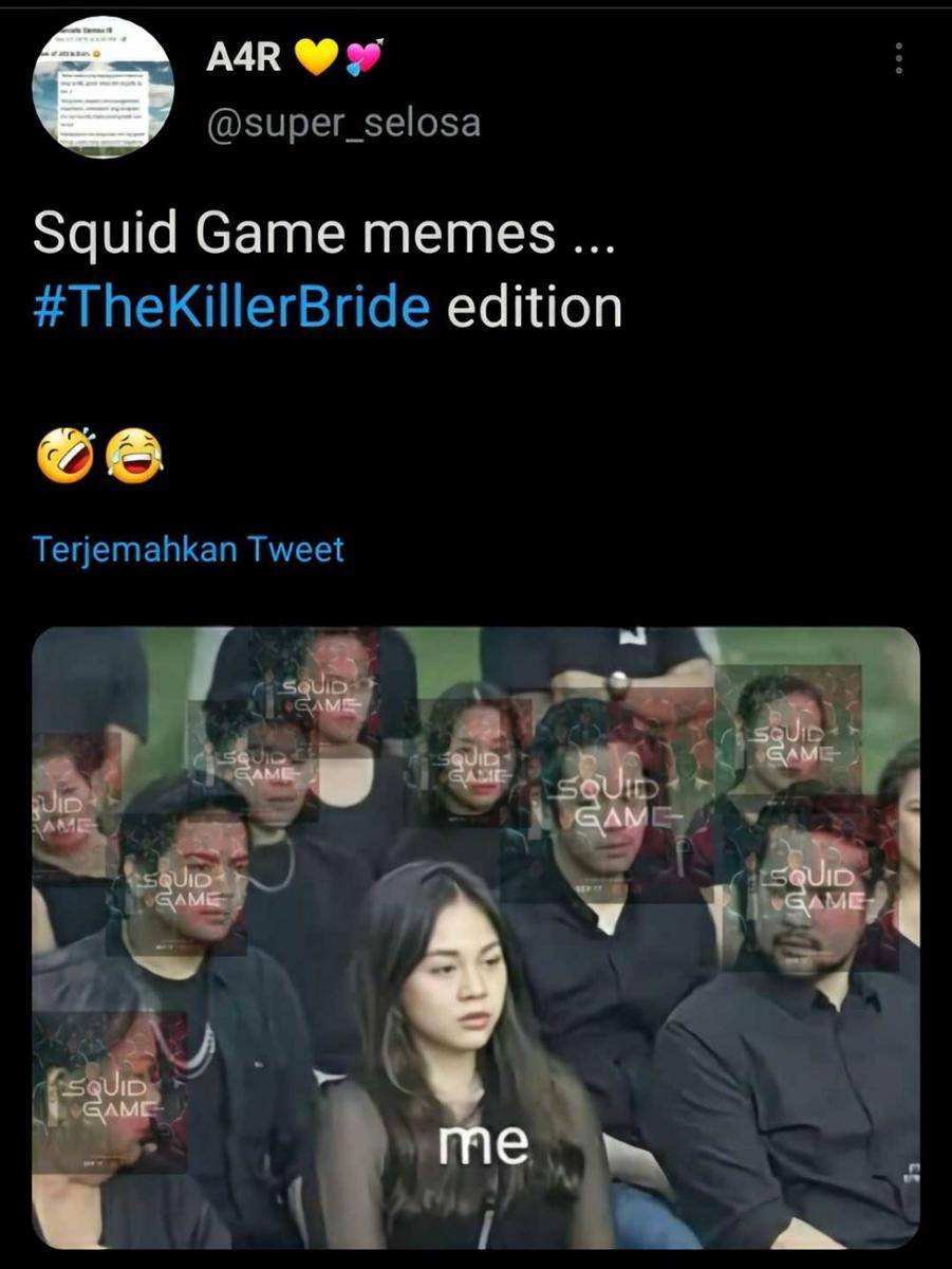 tweet lucu 'Squid Game' lokal (twitter.com/super_selosa)