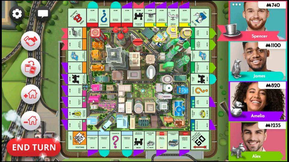 tampilan gameplay Monopoly (dok. Marmalade Game Studio/Monopoly)