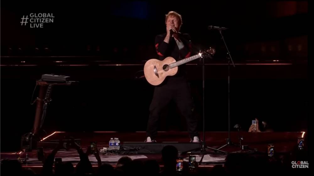 Ed Sheeran (dok. Global Citizen)