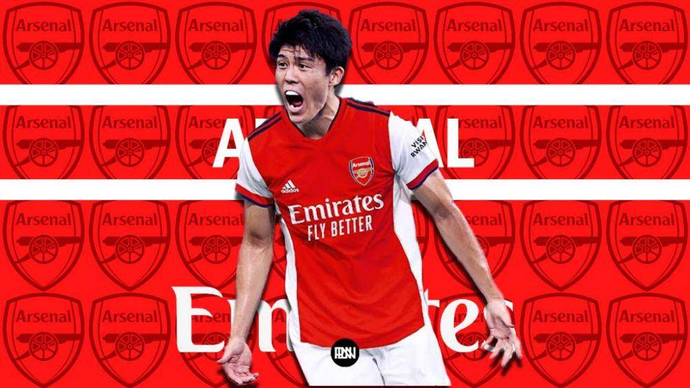 potret Takehiro Tomiyasu (premierleaguenewsnow.com)