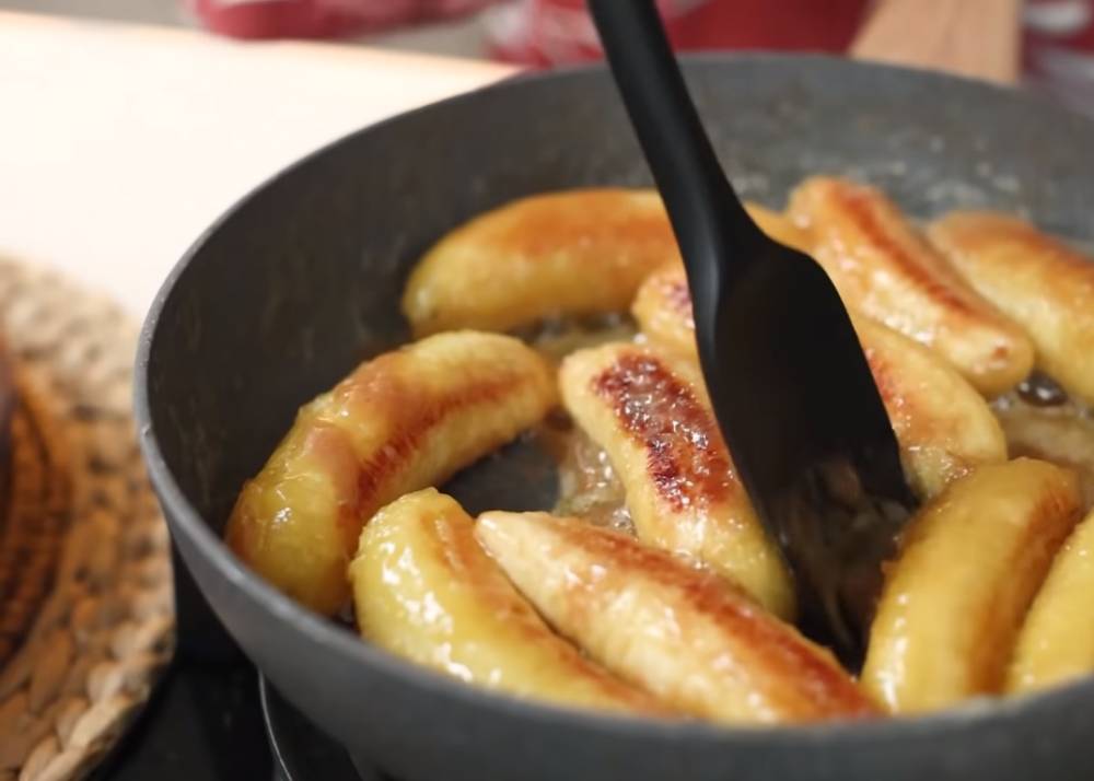 Pisang yang sudah dimasak. (YouTube.com/Devina Hermawan)